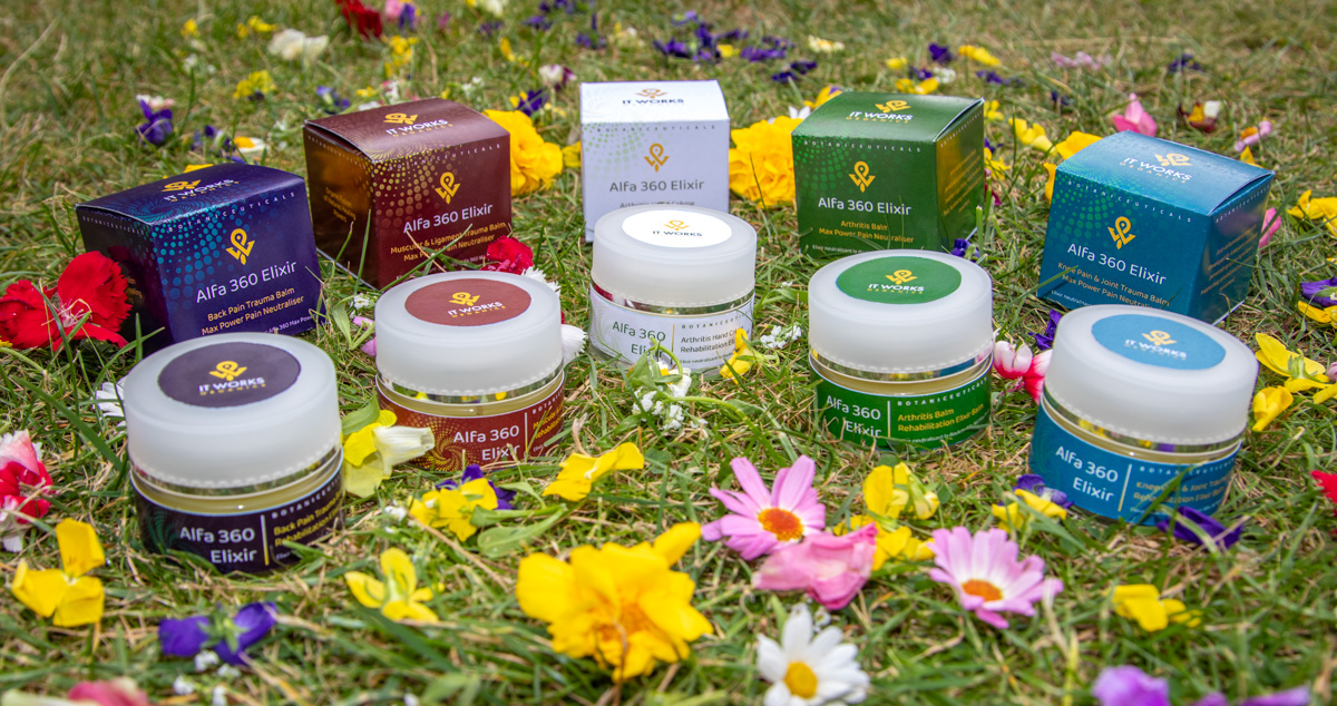 Alpha 360 Elixir™ natural pain relief and skin healing