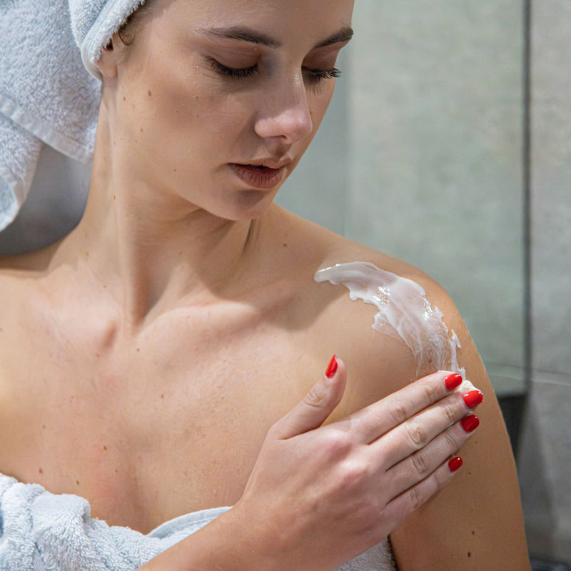 Pain relief and skin healing